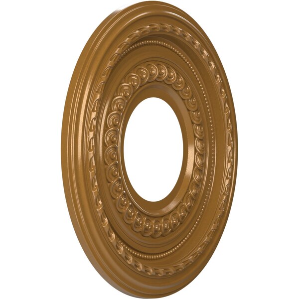 Cole PVC Ceiling Medallion (Fits Canopies Up To 4 1/4), 10OD X 3 1/2ID X 3/4P